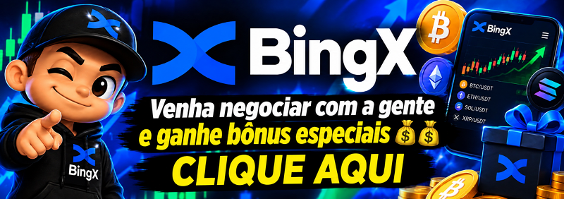 Bingx texto amarelo